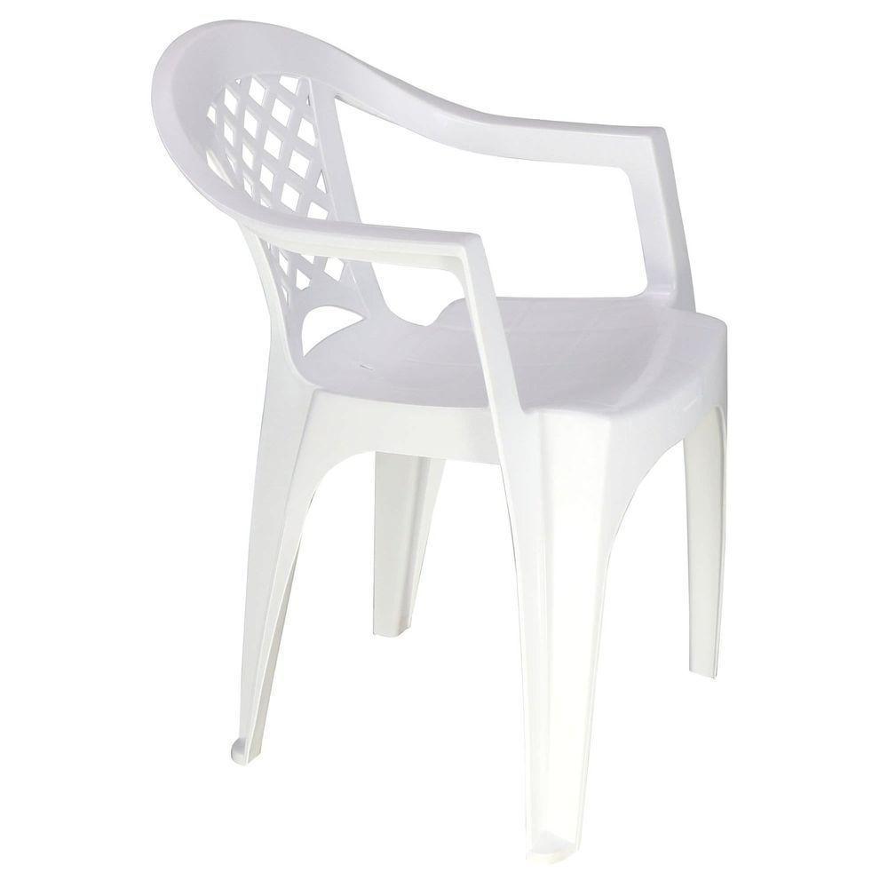 Cadeira Tramontina Iguape Basic Com Braços Em Polipropileno Branco Tramontina - 1