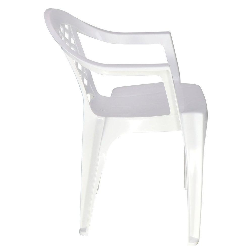 Cadeira Tramontina Iguape Basic Com Braços Em Polipropileno Branco Tramontina - 8
