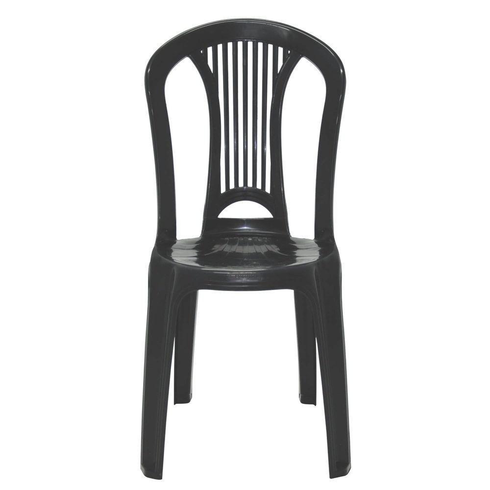 Cadeira Atlântida Tramontina Sem Braços Preta Tramontina - 5