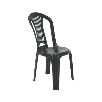 Cadeira Atlântida Tramontina Sem Braços Preta Tramontina
