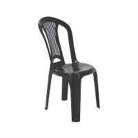 Cadeira Atlântida Tramontina Sem Braços Preta Tramontina - 1