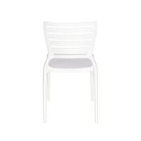 Cadeira Sofia Branca Tramontina Encosto Vazado Horizontal 92237/010