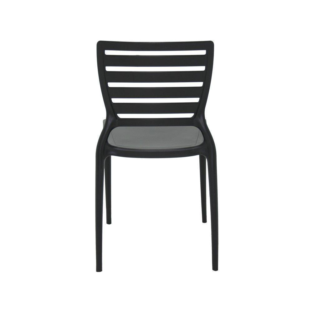 Cadeira Sofia Preta Tramontina Encosto Vazado Horizontal 92237/009 - 3