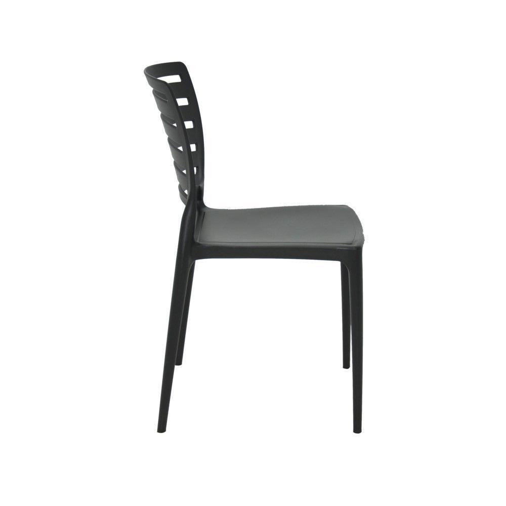 Cadeira Sofia Preta Tramontina Encosto Vazado Horizontal 92237/009 - 5