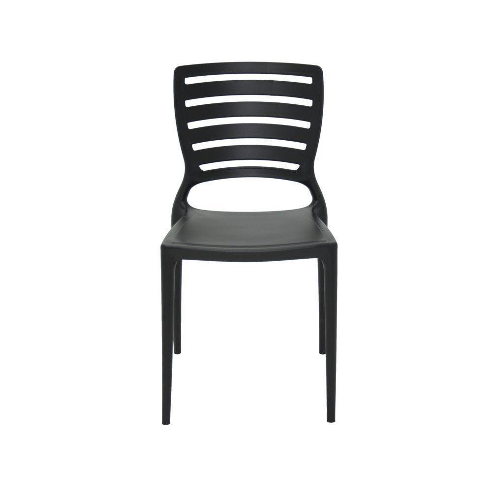 Cadeira Sofia Preta Tramontina Encosto Vazado Horizontal 92237/009 - 6