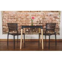 Cadeira Sofia Preta Tramontina Encosto Vazado Horizontal 92237/009