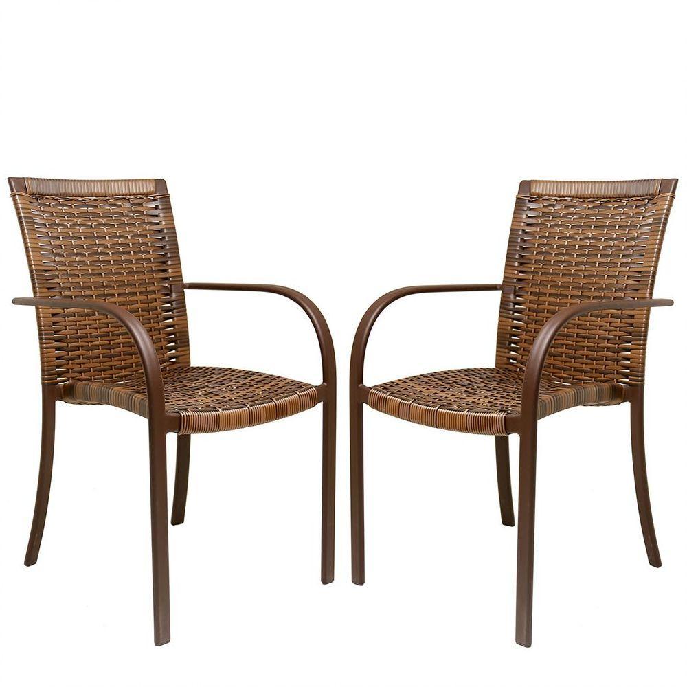 2 Cadeiras Argila, Alumínio Pintura Eletrostática Marrom - 2