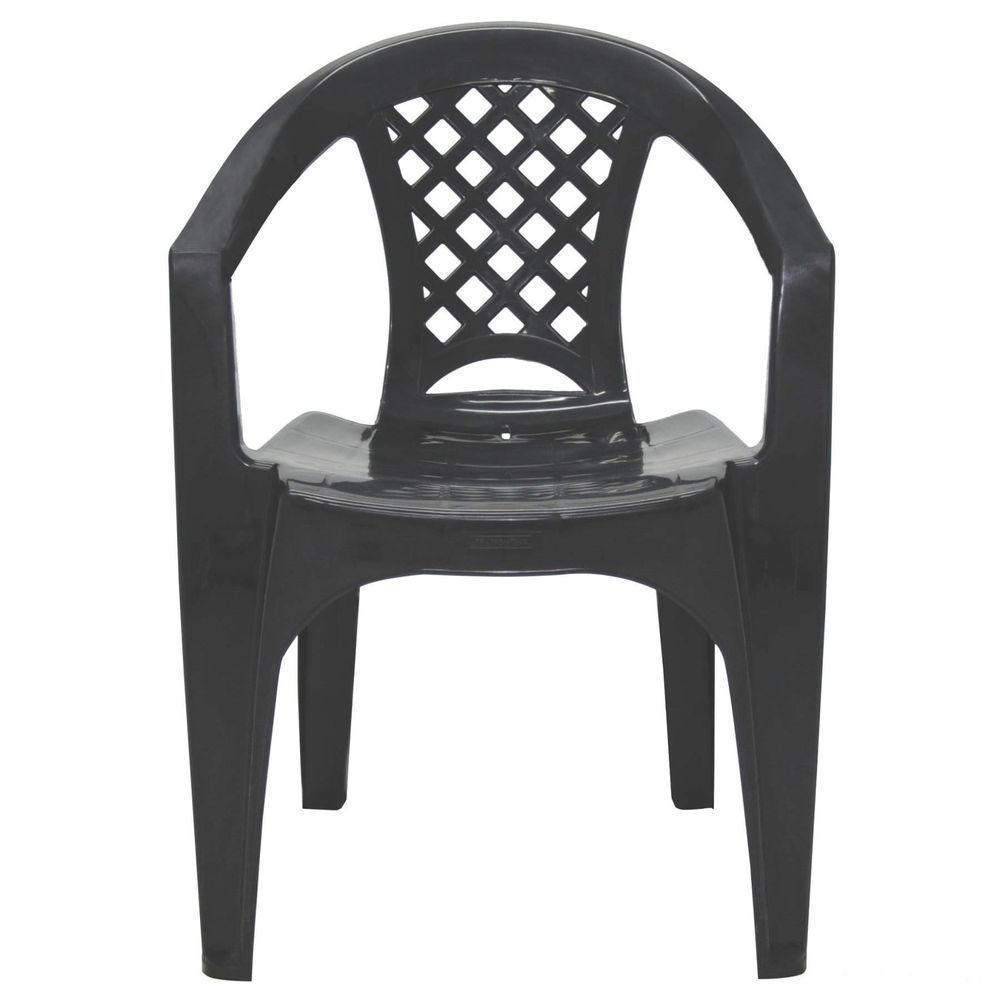 Cadeira Tramontina Iguape Basic Com Braços Em Polipropileno Preto Tramontina - 1