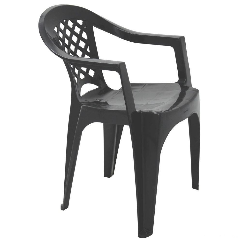 Cadeira Tramontina Iguape Basic Com Braços Em Polipropileno Preto Tramontina - 8