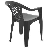 Cadeira Tramontina Iguape Basic Com Braços Em Polipropileno Preto Tramontina