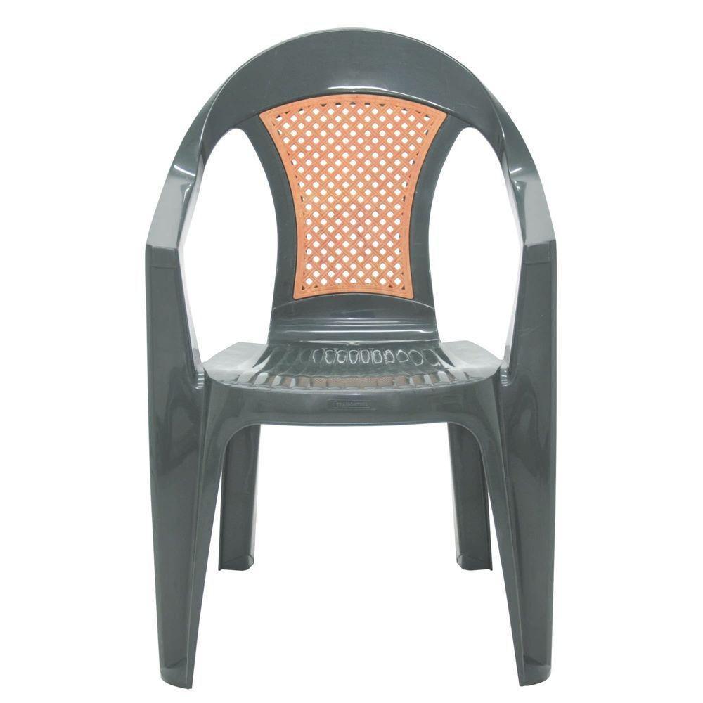 Cadeira Tramontina Malibu Classic Com Braços Em Polipropileno Verde Tramontina - 3