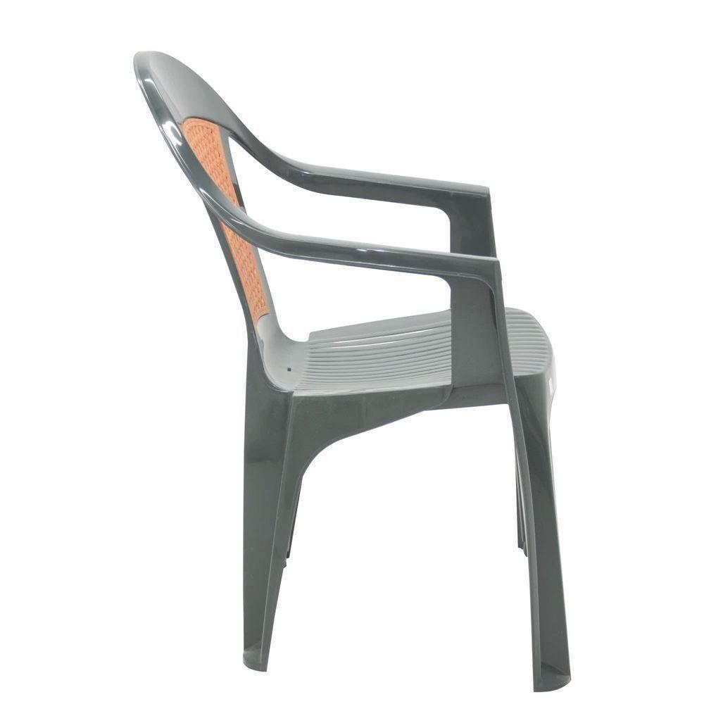 Cadeira Tramontina Malibu Classic Com Braços Em Polipropileno Verde Tramontina - 7