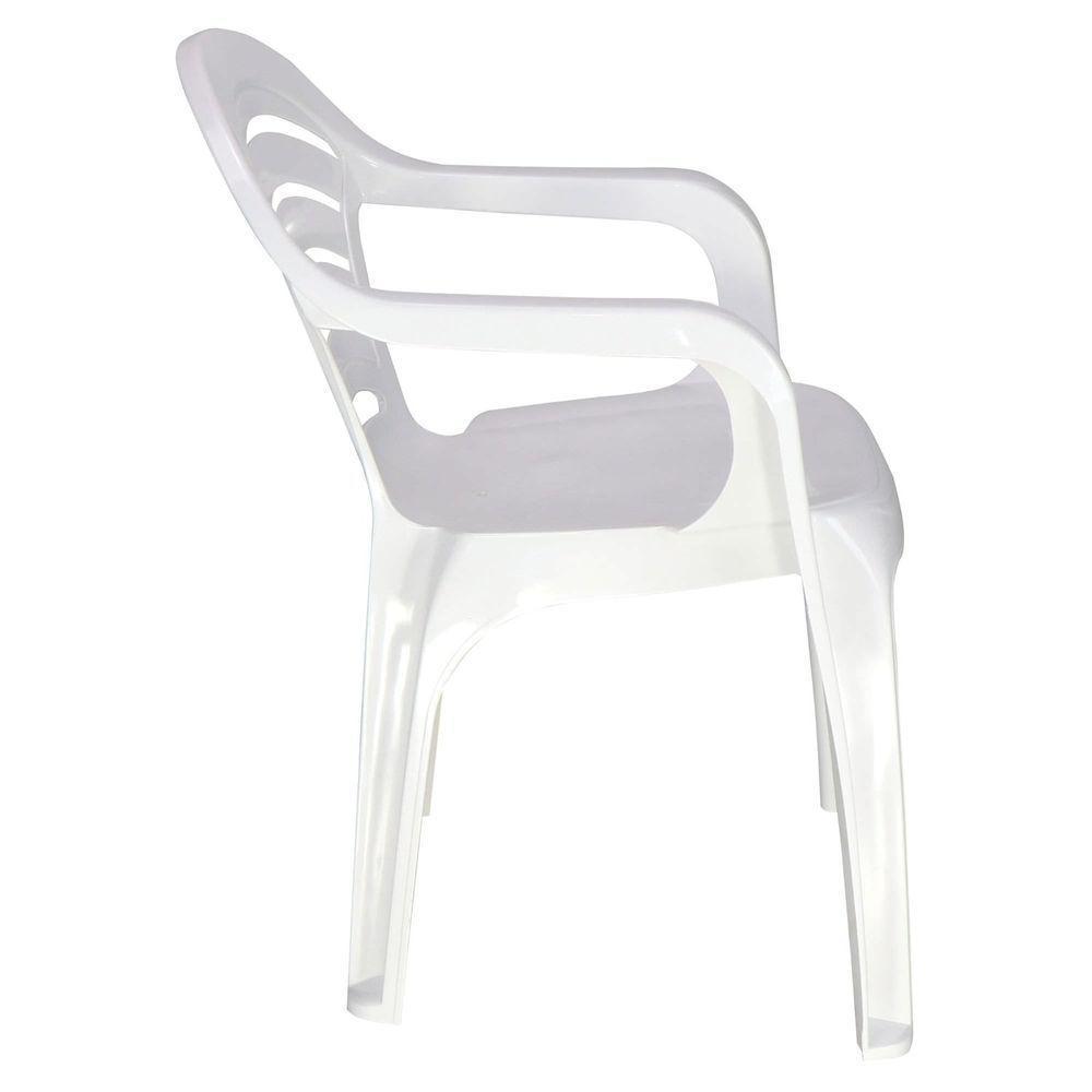 Cadeira Tramontina Angra Basic Com Braços Em Polipropileno Branco Tramontina - 7
