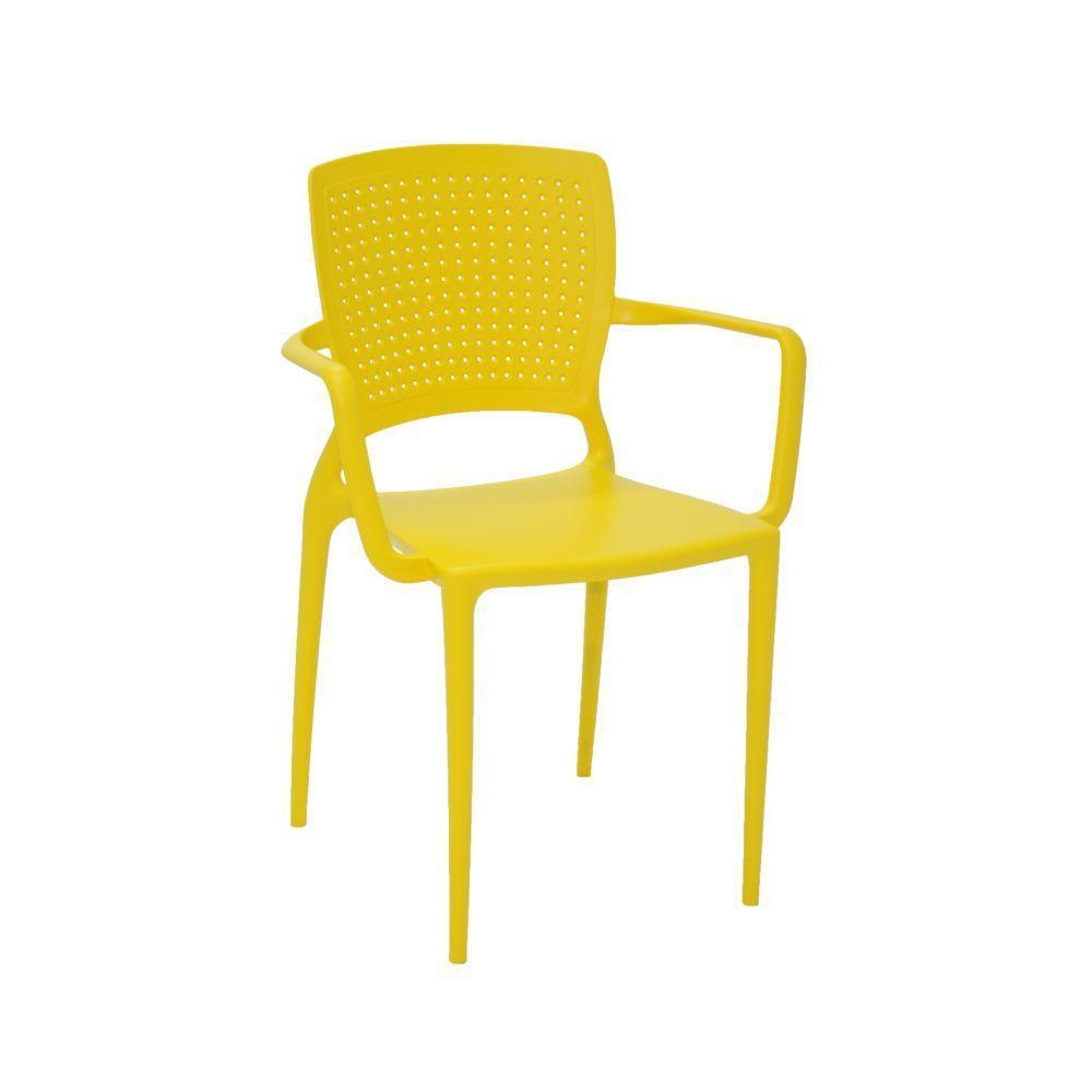 Cadeira Safira Com Braço Amarela Tramontina 92049/000 - 1