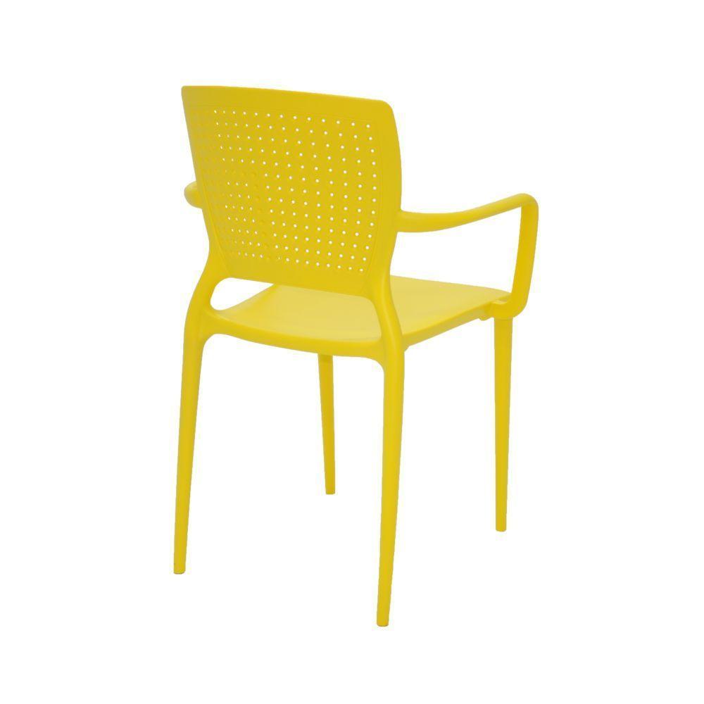 Cadeira Safira Com Braço Amarela Tramontina 92049/000 - 4