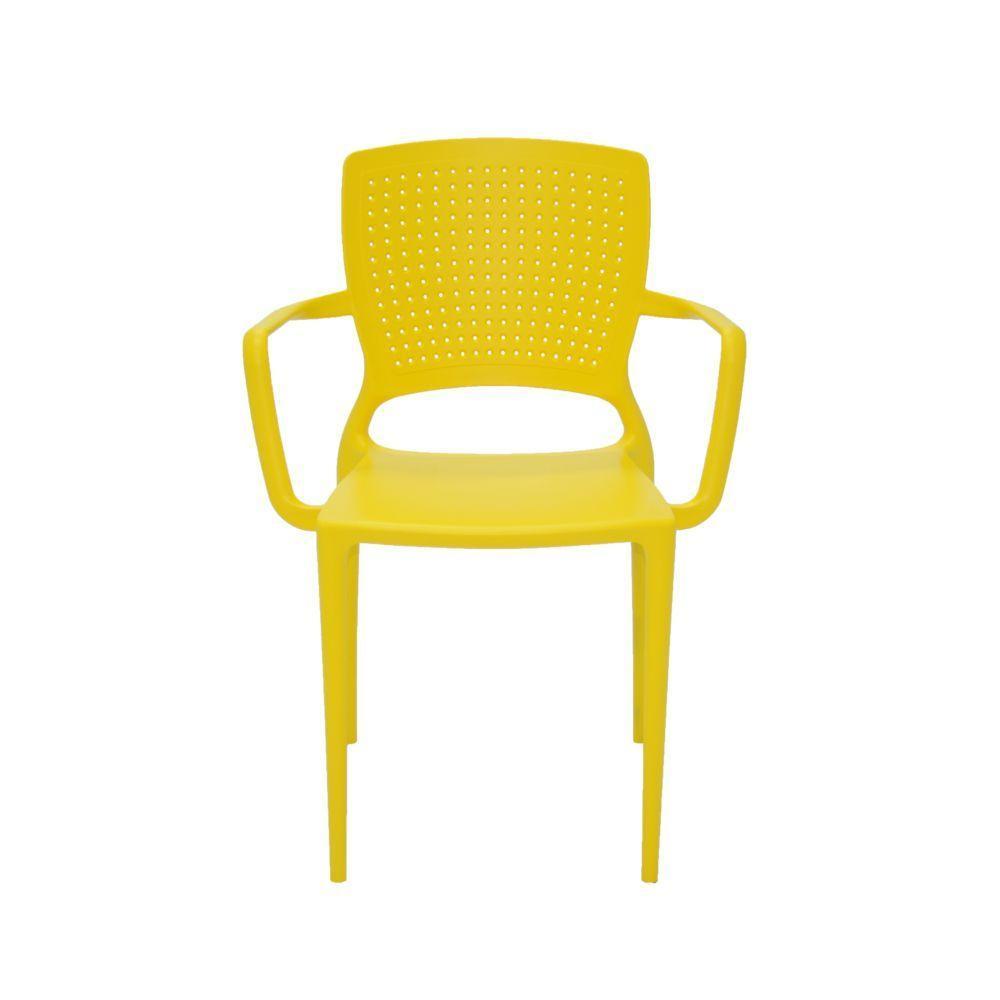 Cadeira Safira Com Braço Amarela Tramontina 92049/000 - 5