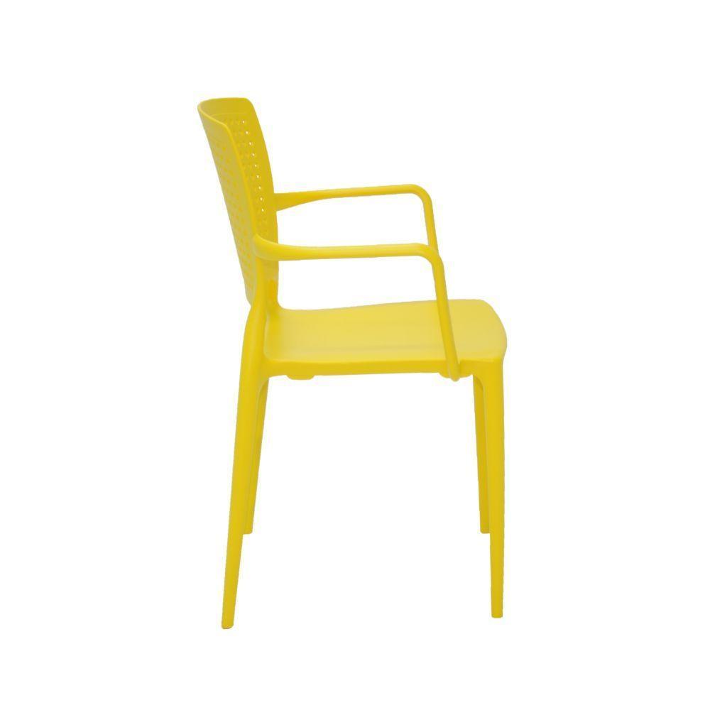 Cadeira Safira Com Braço Amarela Tramontina 92049/000 - 6