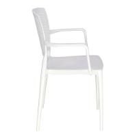 Cadeira Tramontina Safira Branco Em Polipropileno E Fibra De Vidro Com Braços Tramontina - 6