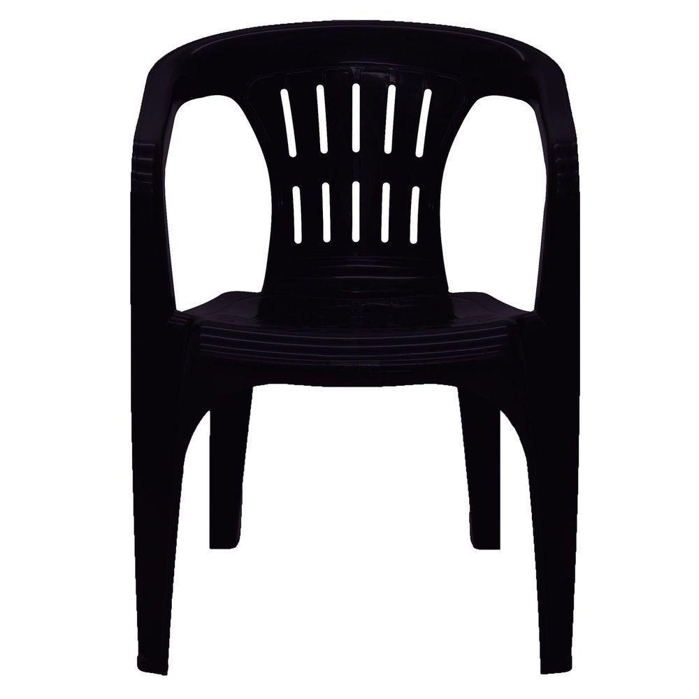 Cadeira Eco Tramontina Atalaia Em Polipropileno Preto Tramontina - 3