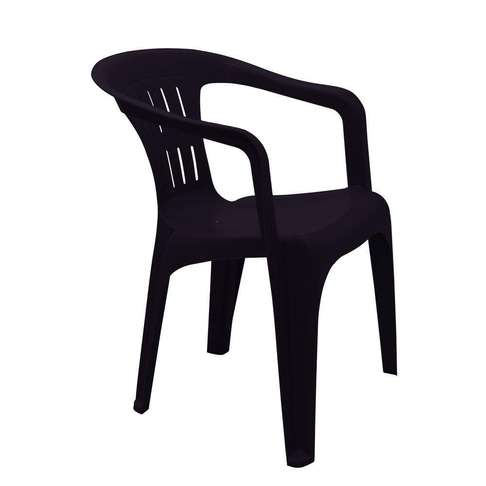 Cadeira Eco Tramontina Atalaia Em Polipropileno Preto Tramontina - 5