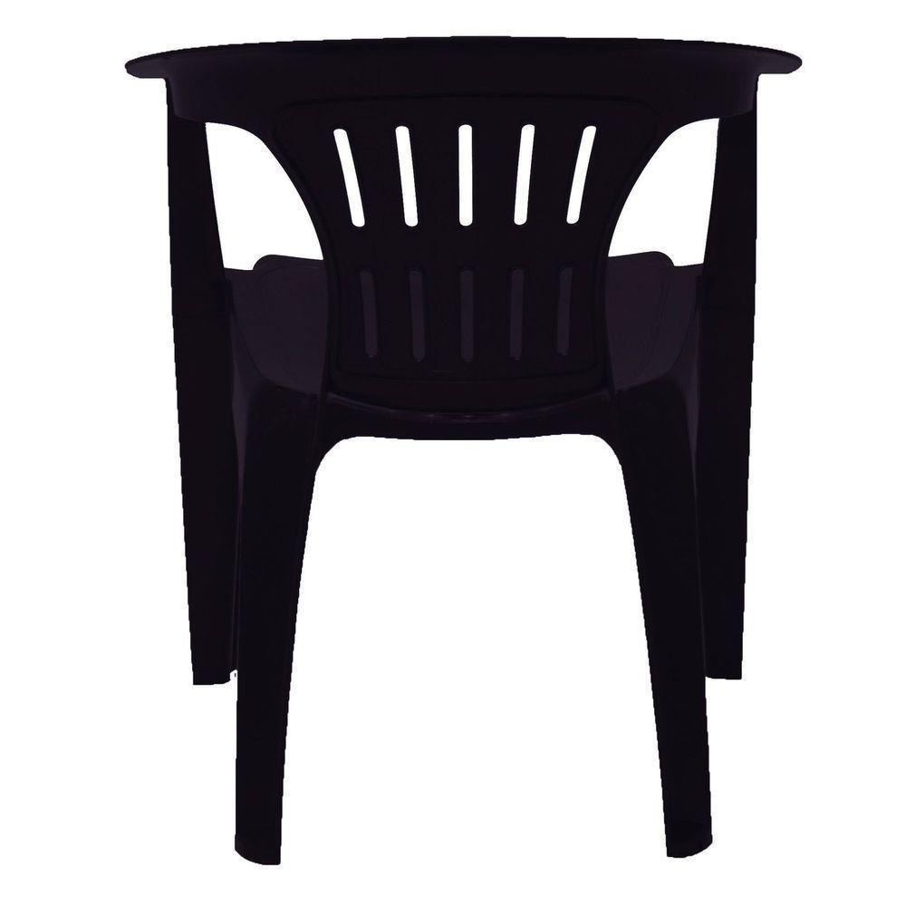 Cadeira Eco Tramontina Atalaia Em Polipropileno Preto Tramontina - 6