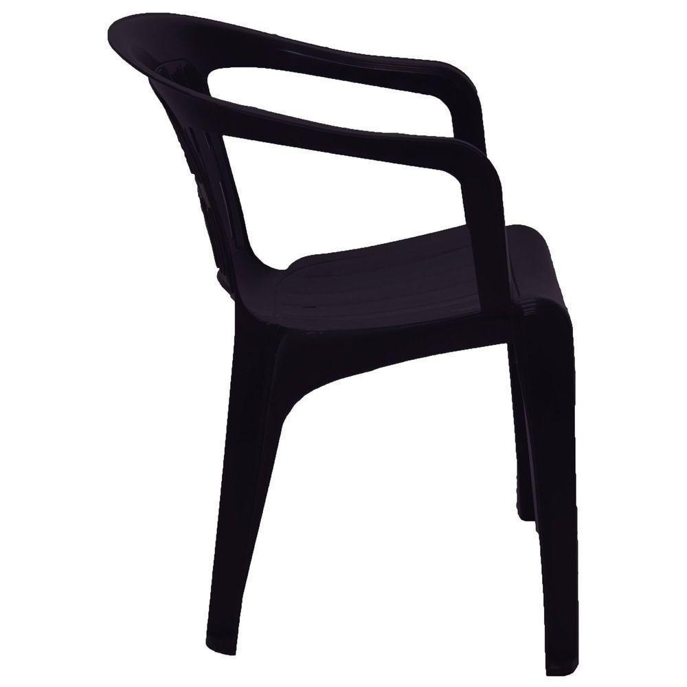 Cadeira Eco Tramontina Atalaia Em Polipropileno Preto Tramontina - 7