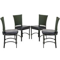 4 Cadeiras Florata Em Alumínio Para Área Externa - 1