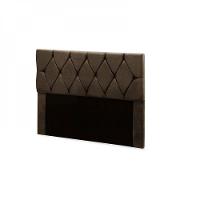 Cabeceira Js Móveis Bia Cama Box Queen 160 Cm Marrom Pena - 1