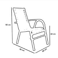 Kit 4 Cadeiras Bela Fibra Sintética Aço Acesse Móveis Argila - 5