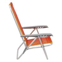 Cadeira De Praia Tramontina Com Assento Laranja E Amarelo - 6