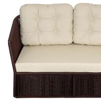 Kit 2 Poltronas, 1 Namoradeira Mesa Com Cumaru P/ Recepção