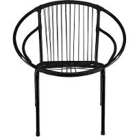 Kit 3 Cadeiras Eclipse Fibra Aço Acesse Móveis Preto - 2