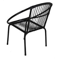 Kit 3 Cadeiras Eclipse Fibra Aço Acesse Móveis Preto - 5