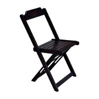 Conjunto Com 12 Cadeiras Dobráveis Em Madeira Maciça - Tabaco - Marrom - 3