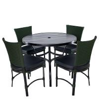 4 Cadeiras Florata Com Mesa P/ Sacada, Edícula, Cozinha - 1