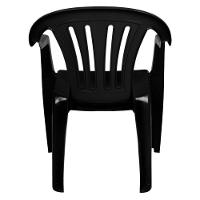 Poltrona Plástica Mor Preto - 2