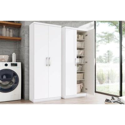 Armário Multiuso Lavanderia Margarida c/ 2 Portas Branco - Henn