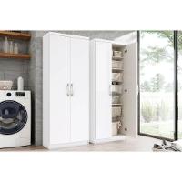 Armário Multiuso Lavanderia Margarida c/ 2 Portas Branco - Henn - 1