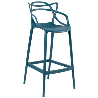 Banqueta Alta Masters Allegra 76 Cm Turquesa