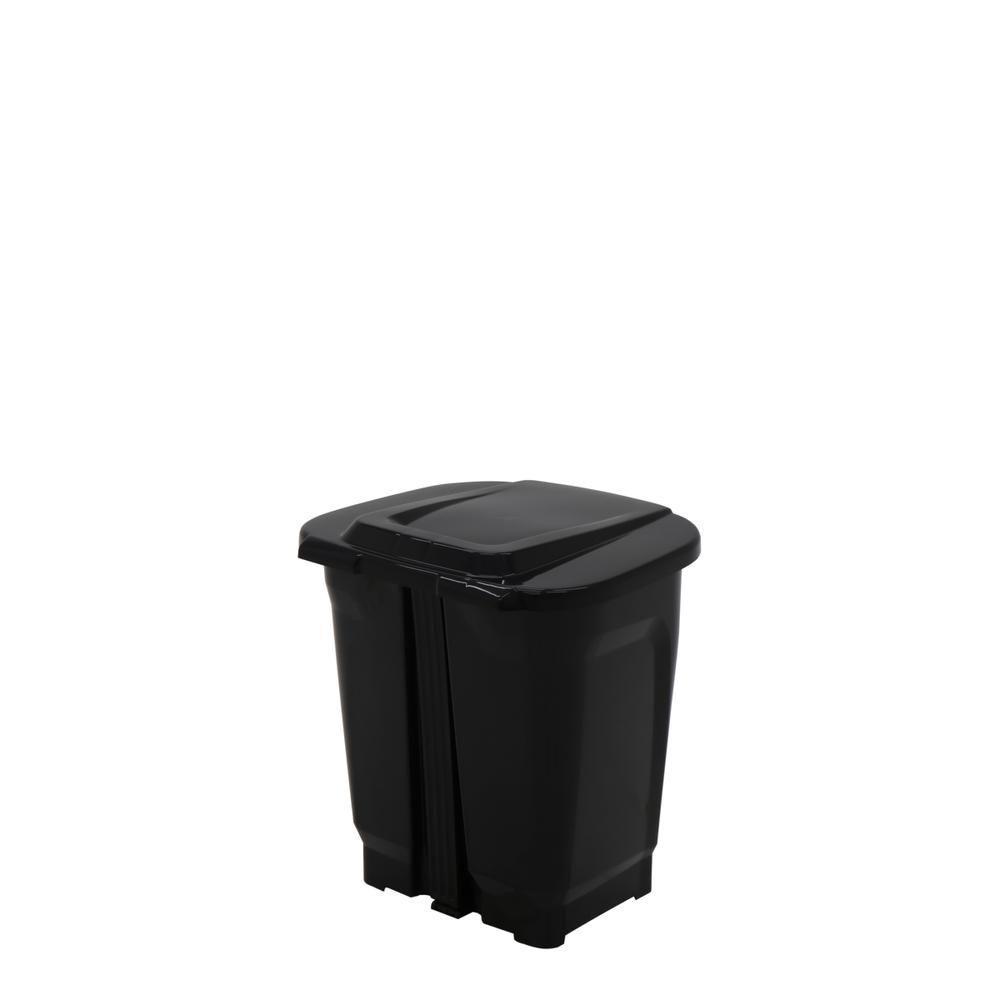 Lixeira Tramontina T-force 25l em Polipropileno Preto - 3