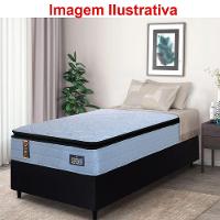Colchão Solteiro Bem Mm Espuma D45 Eps 88x188cm Hellen Preto Com Cinza - 6