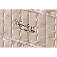 Cama Box Casal: Colchão Molas Ensacadas Anjos MasterPocket Hotelaria Double Face + Base CRC Suede Clean(138x188) - 2