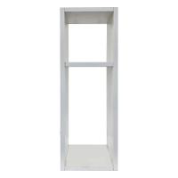 Mesa De Cabeceira Branca Cama Solteiro Quarto Sala 20Cm - 3