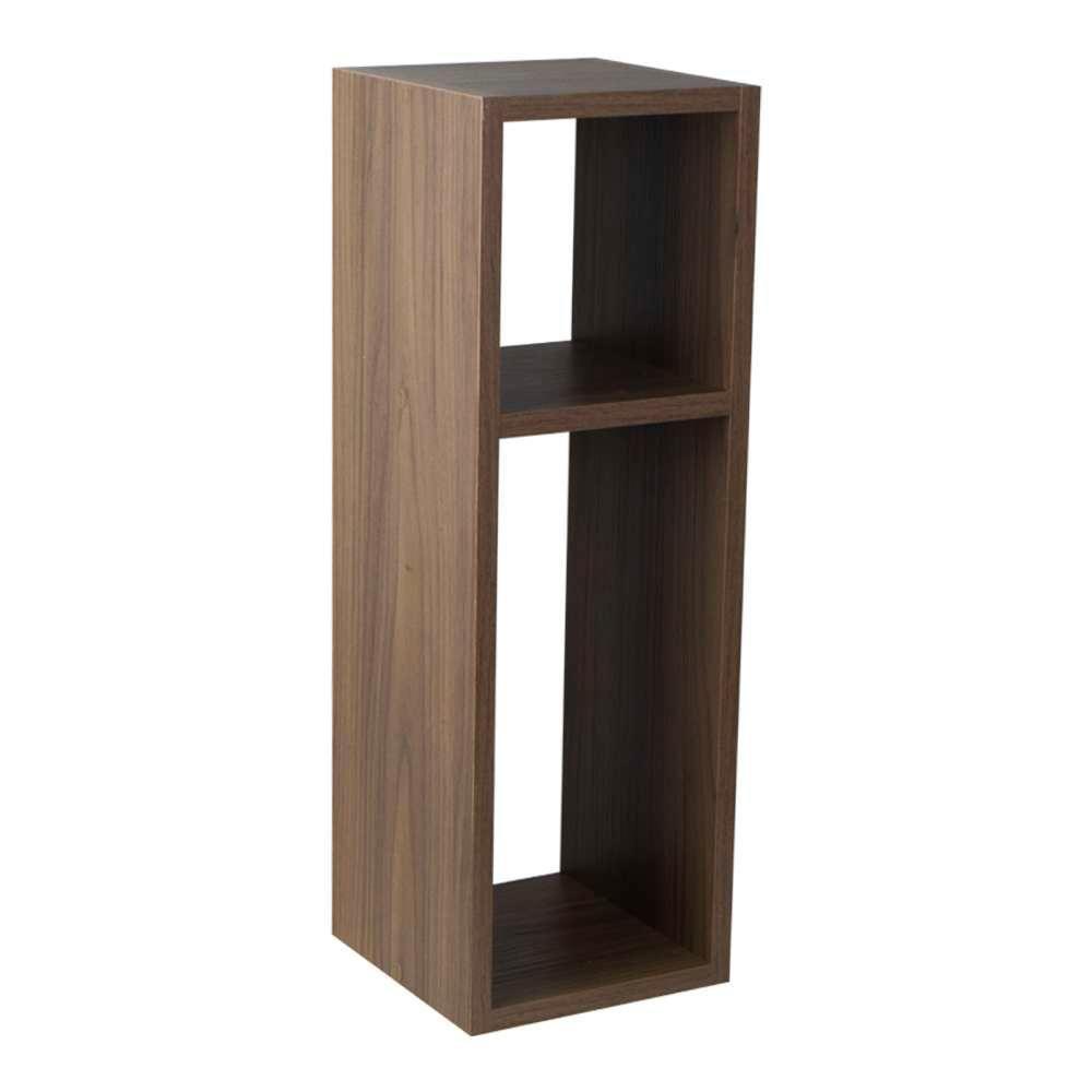 Mesa De Cabeceira Nogal Cama Solteiro Quarto Sala 20cm - 2