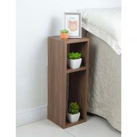 Mesa De Cabeceira Nogal Cama Solteiro Quarto Sala 20cm - 4