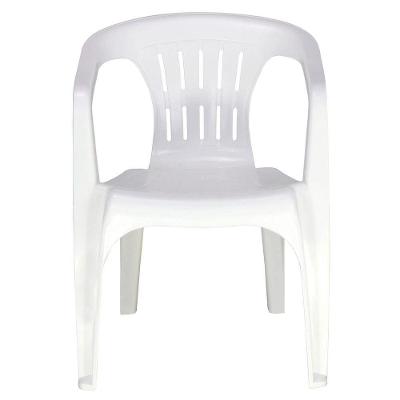 Cadeira Tramontina Atalaia Basic Com Braços Em Polipropileno Branco Tramontina