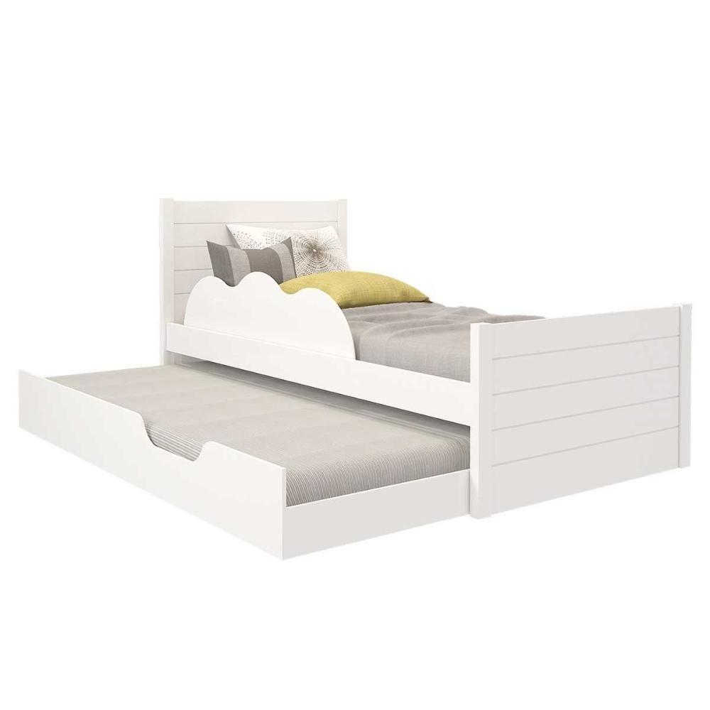 Bicama Solteiro Elza c/Auxiliar Branco - Cimol - 4