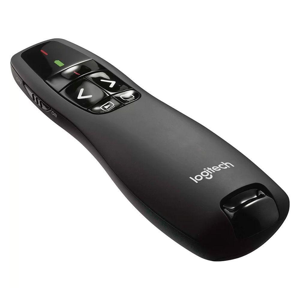 Apresentador Sem Fio Logitech R400, Laser Pointer Vermelho, Usb, Preto - 4