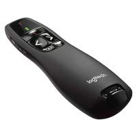 Apresentador Sem Fio Logitech R400, Laser Pointer Vermelho, Usb, Preto