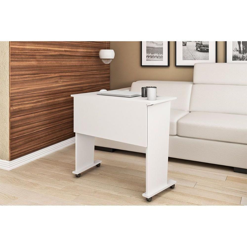 Mesa Multiuso Juvenil Dobrável ME4117 c/ Rodízios Carvalho - Tecno Mobili - 2